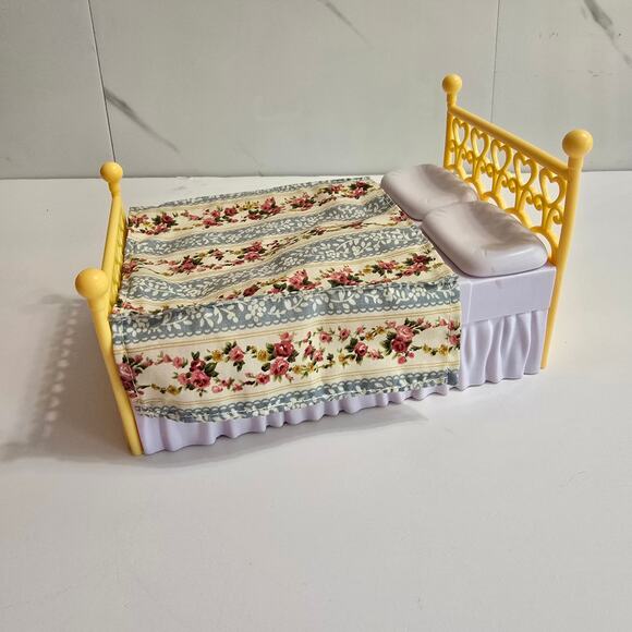 Caring Corners Dollhouse PARENTS BED Double 2007 Learning Curve - Picture 3 of 7